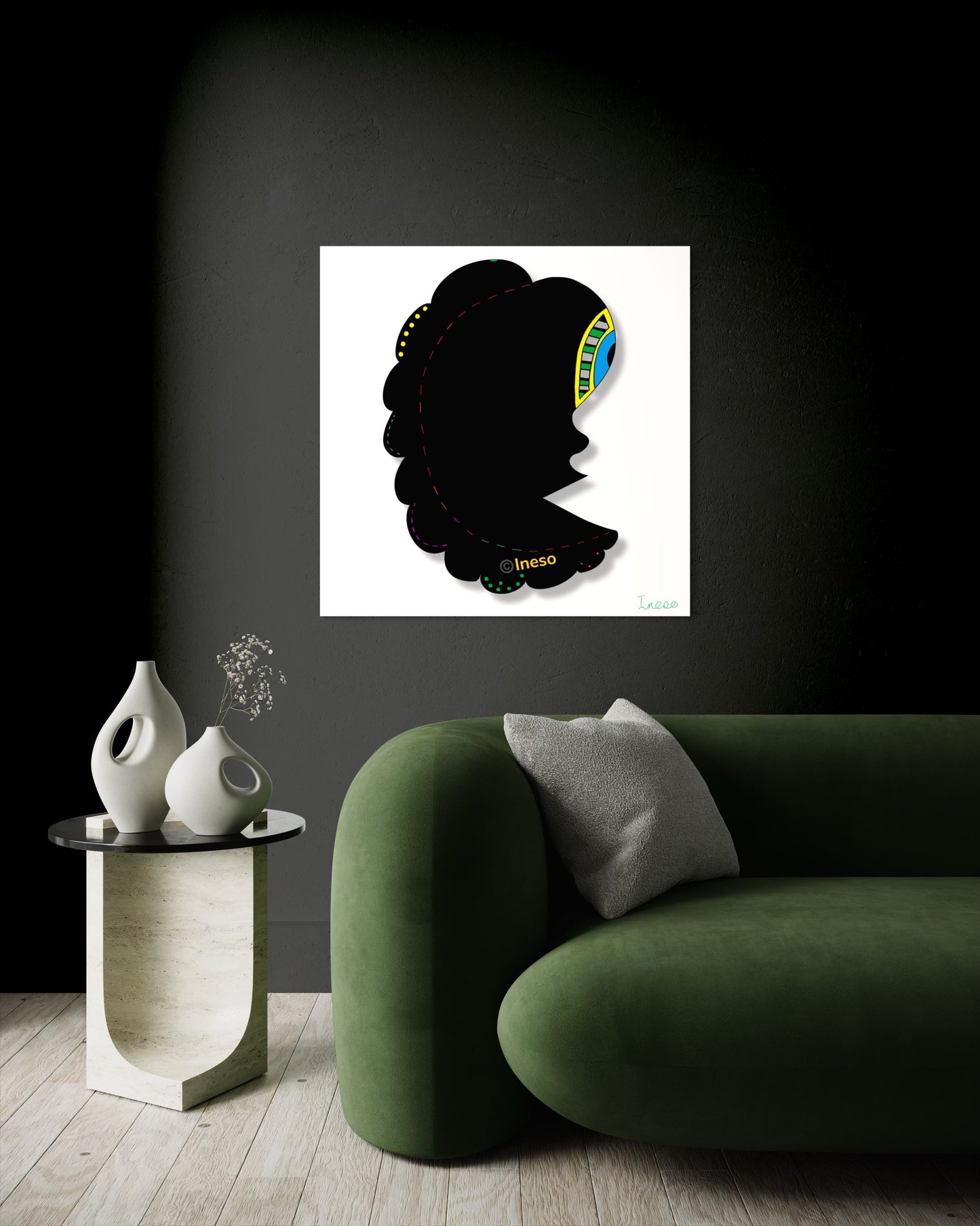 Black Beauty, 40 x 40cm 2017 (3 Variants)