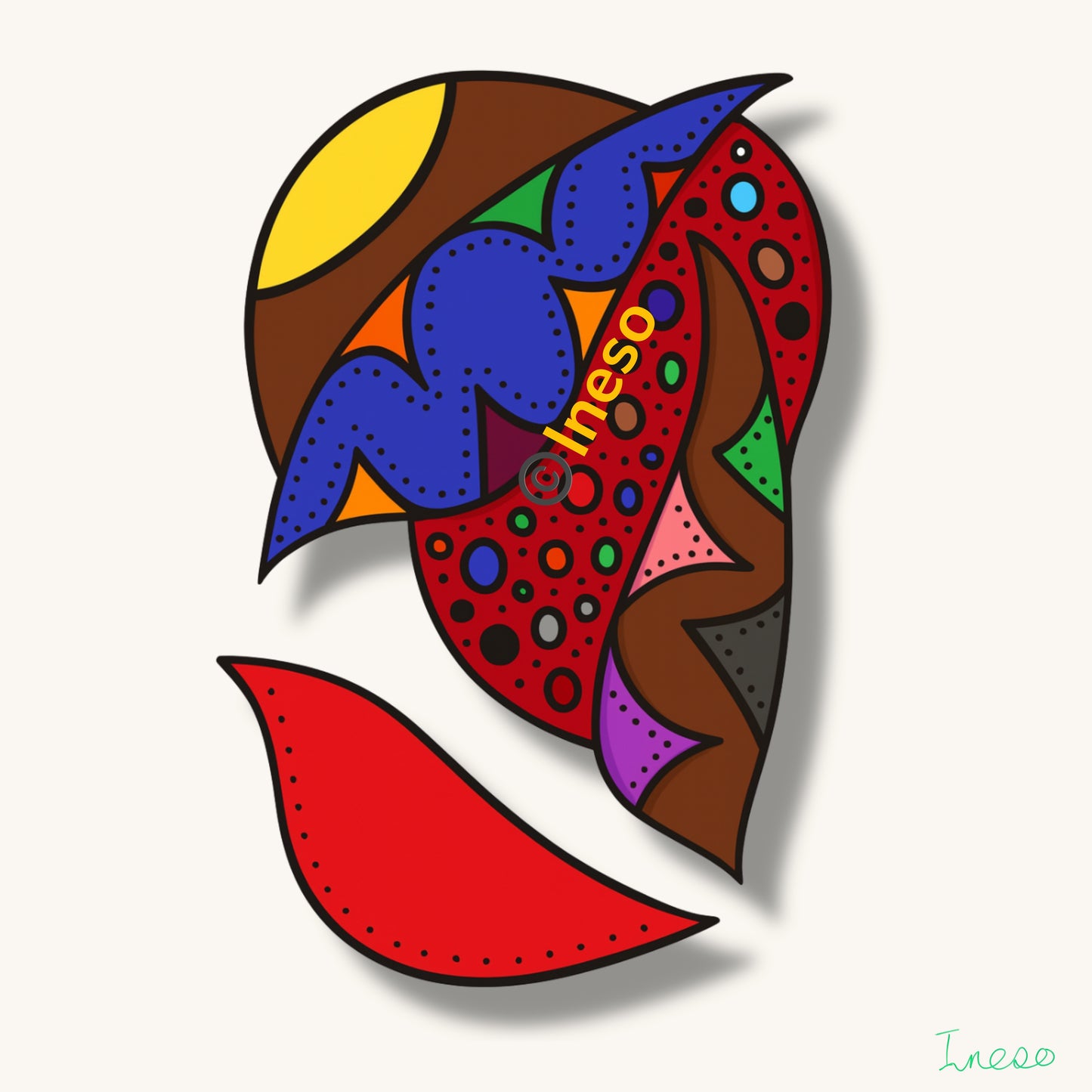 Traditional, 40 x 40cm, 2022 (2 Variants)