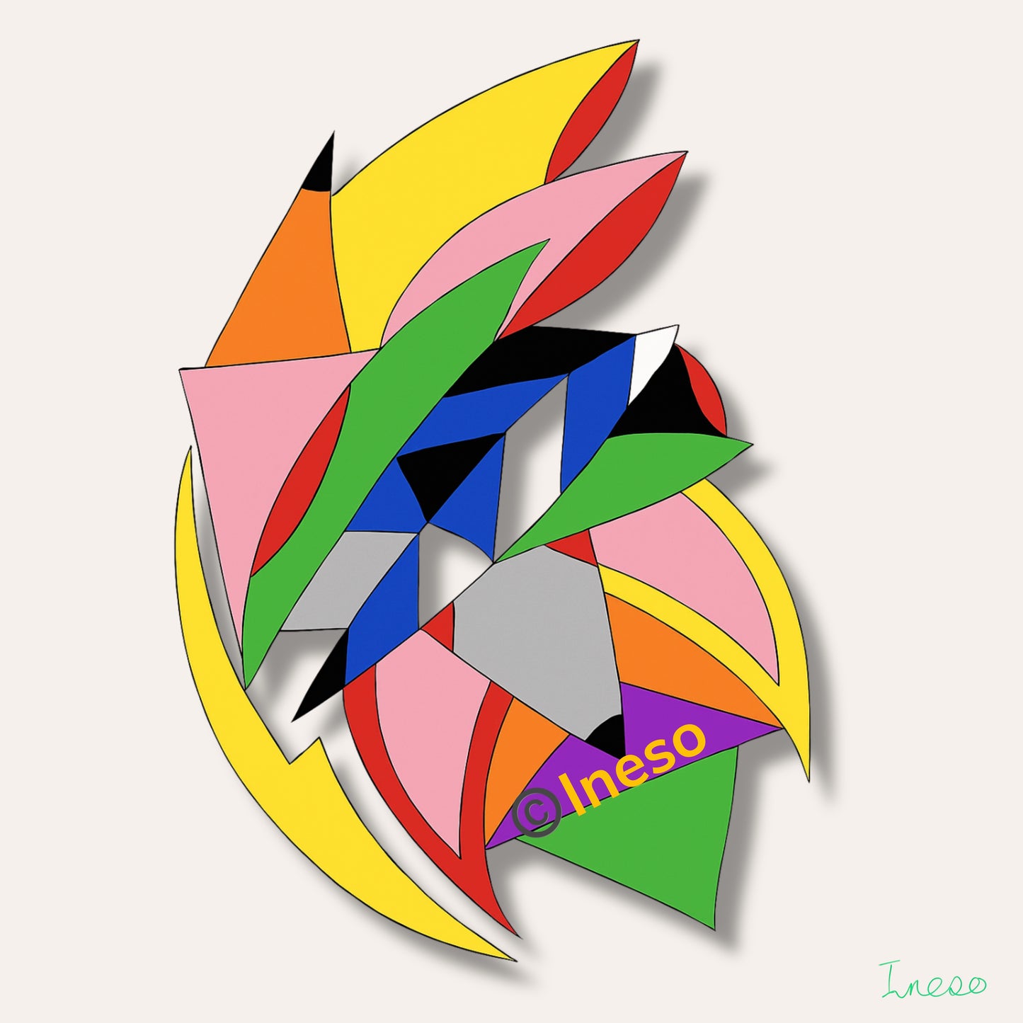 So It Begins, 40 x 40cm, 2017 (2 Variants)