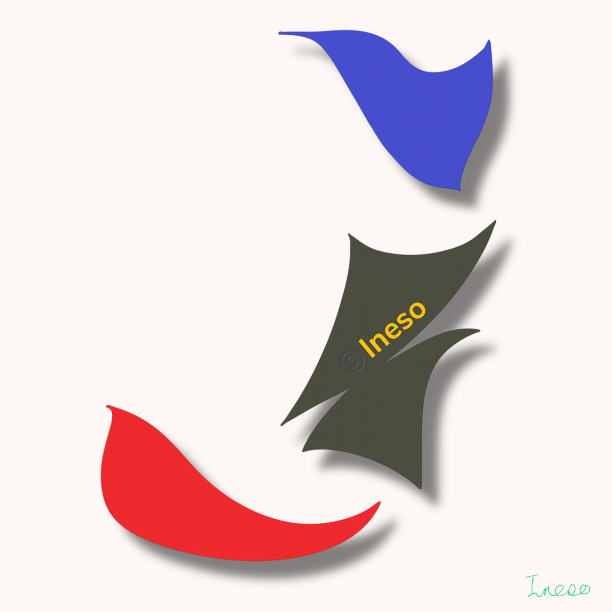 Fierce Determination, 40 x 40cm, 2023 (2 Variants)