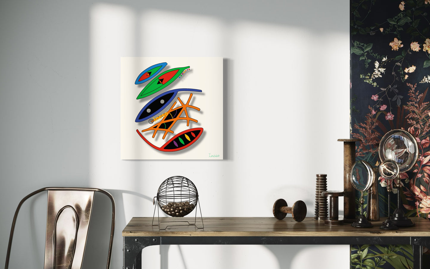 In Context, 40 x 40cm, 2020