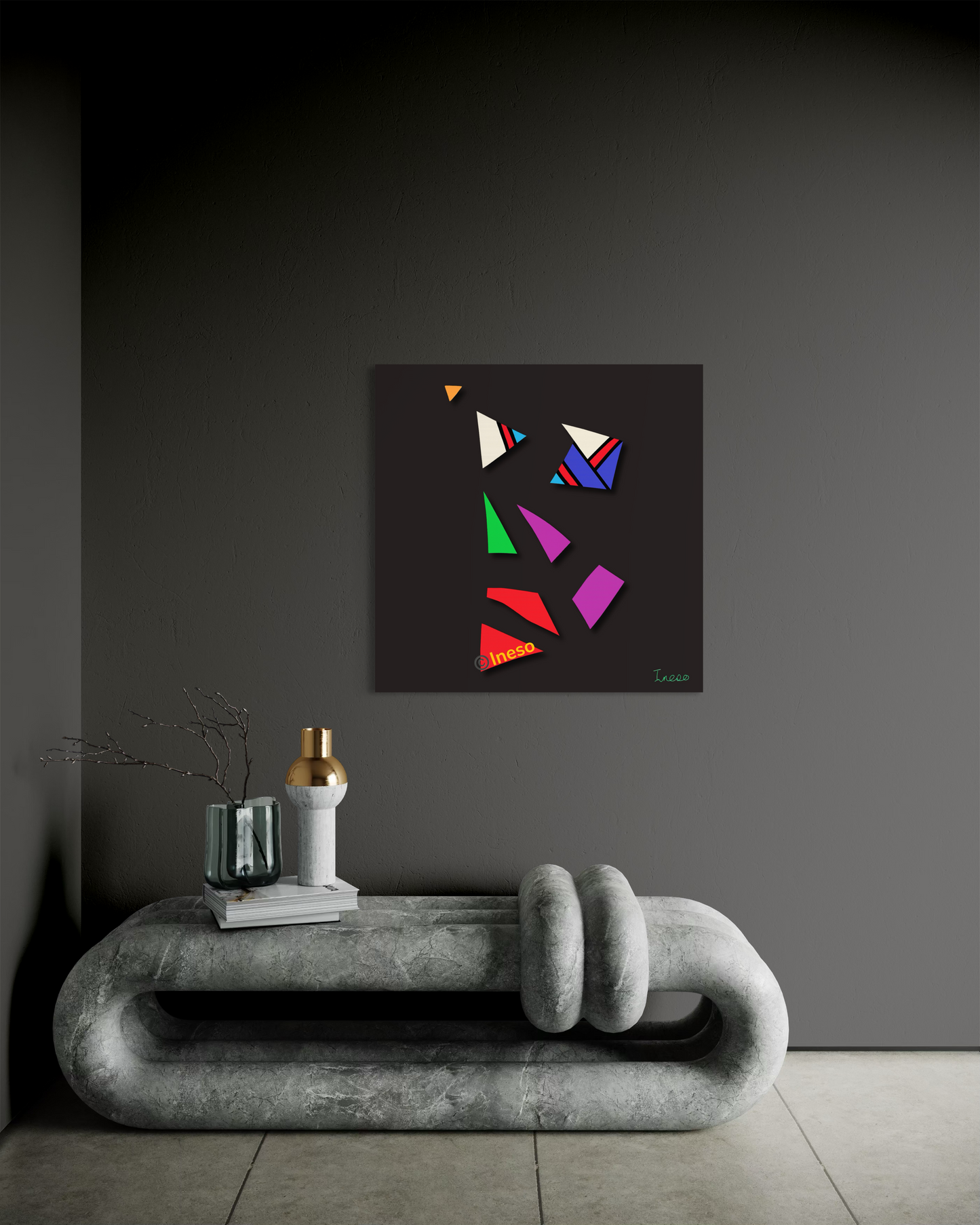 Adaeze, 40 x 40cm, 2024 (2 Variants)