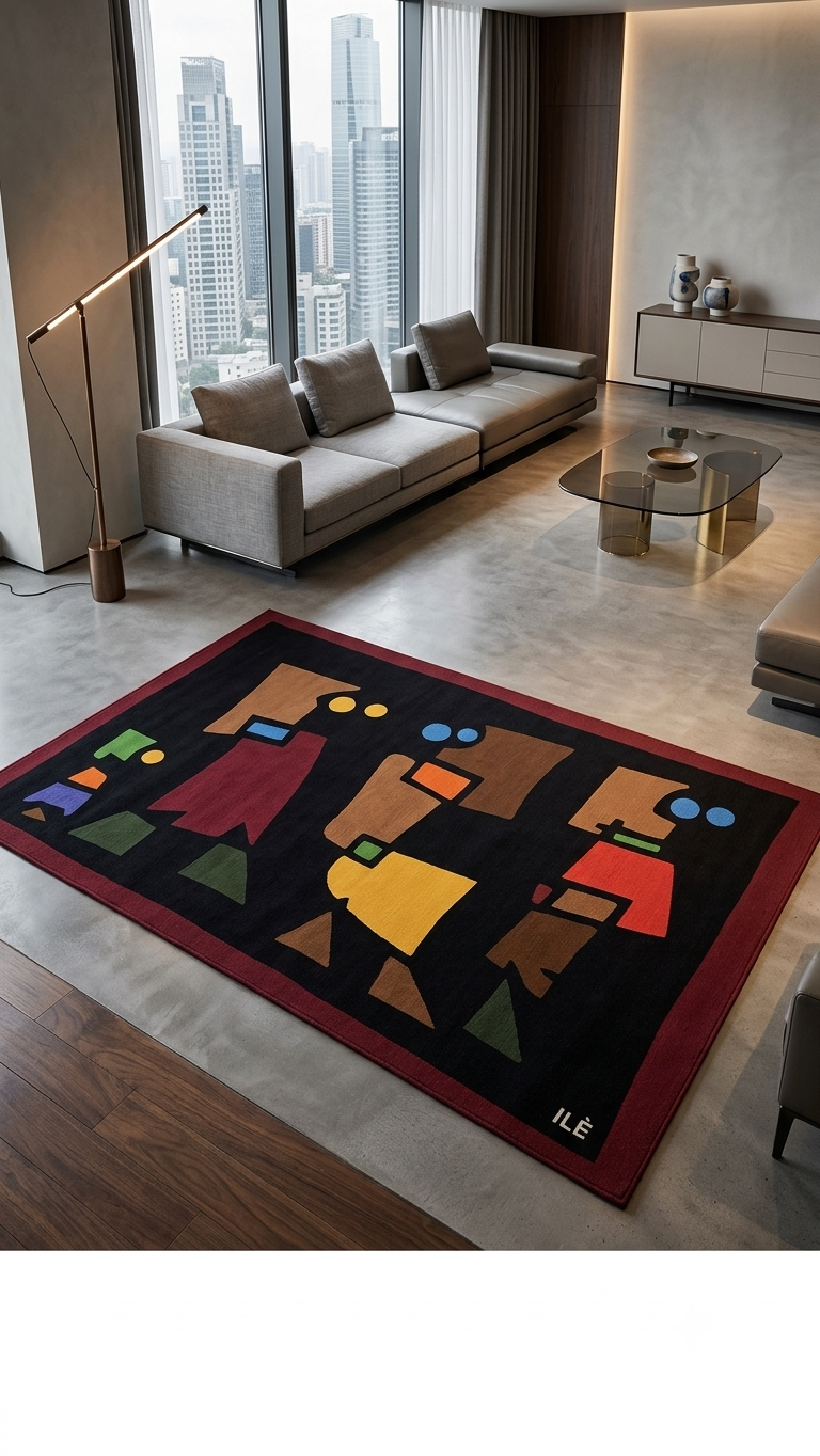 Rug: Family Of Four, 95 x 150cm