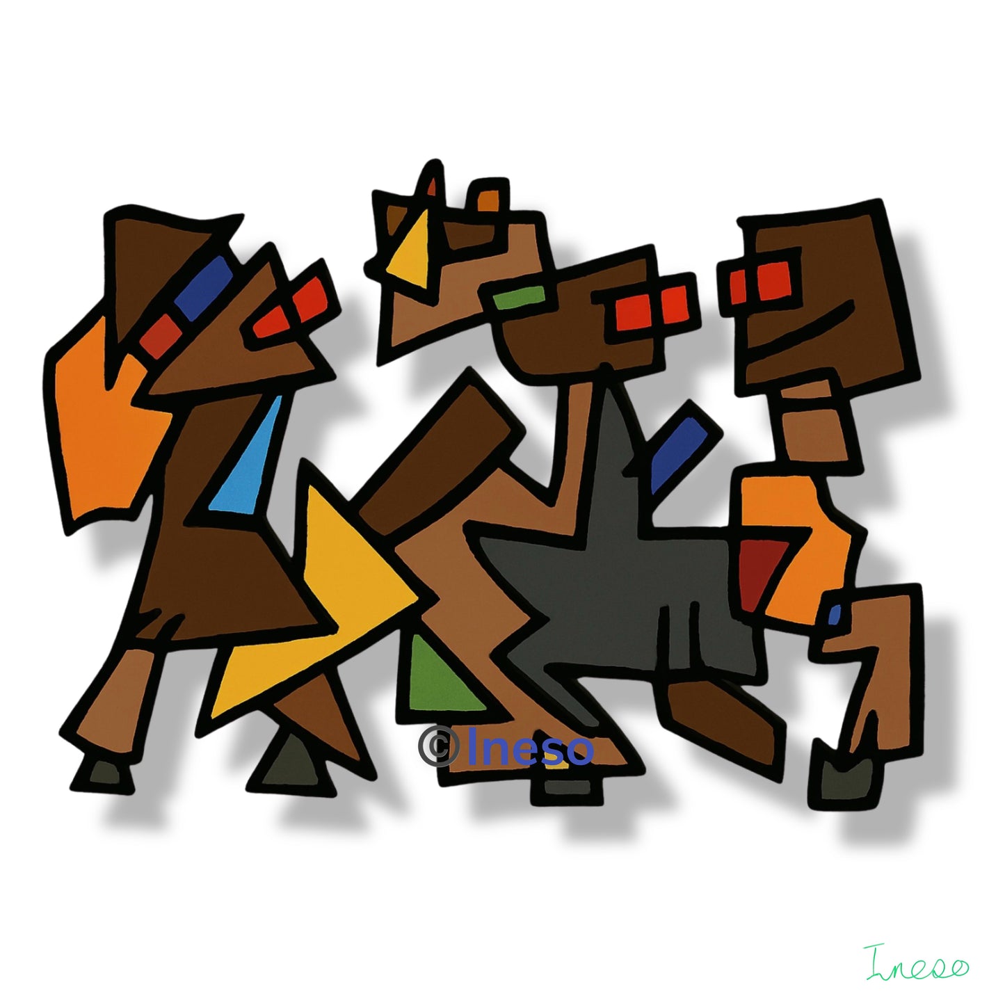 A Night In Marrakesh, 40 x 40cm, 2023