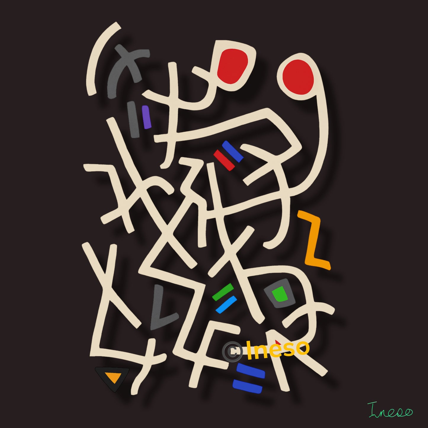 Off Grid, 40 x 40cm, 2023
