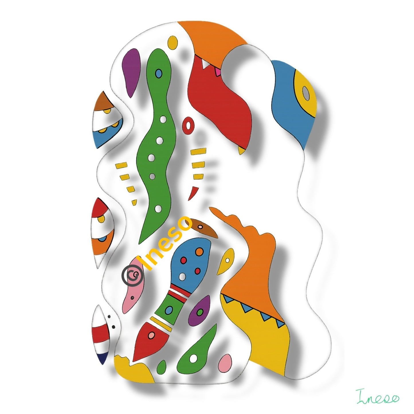 Mind Grammar, 40 x 40cm, 2019