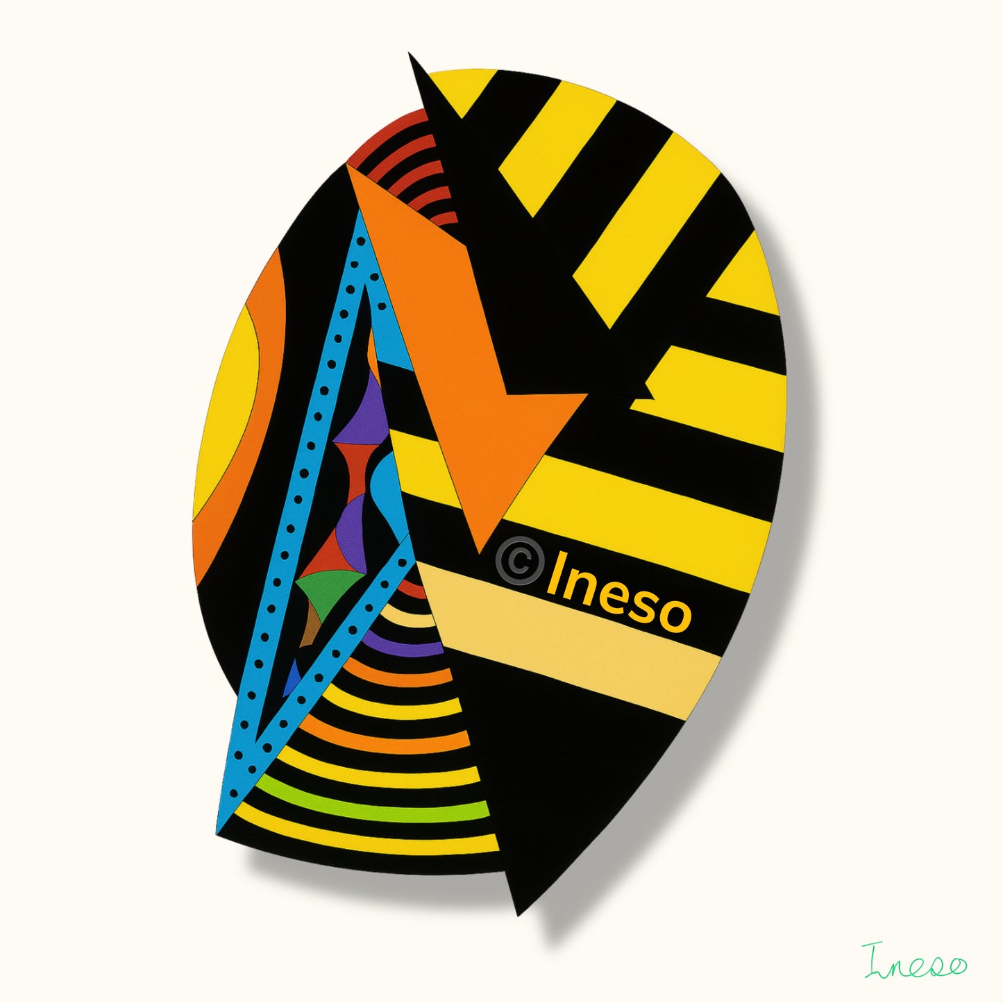 Helmet Of Defiance, 40 x 40cm, 2020