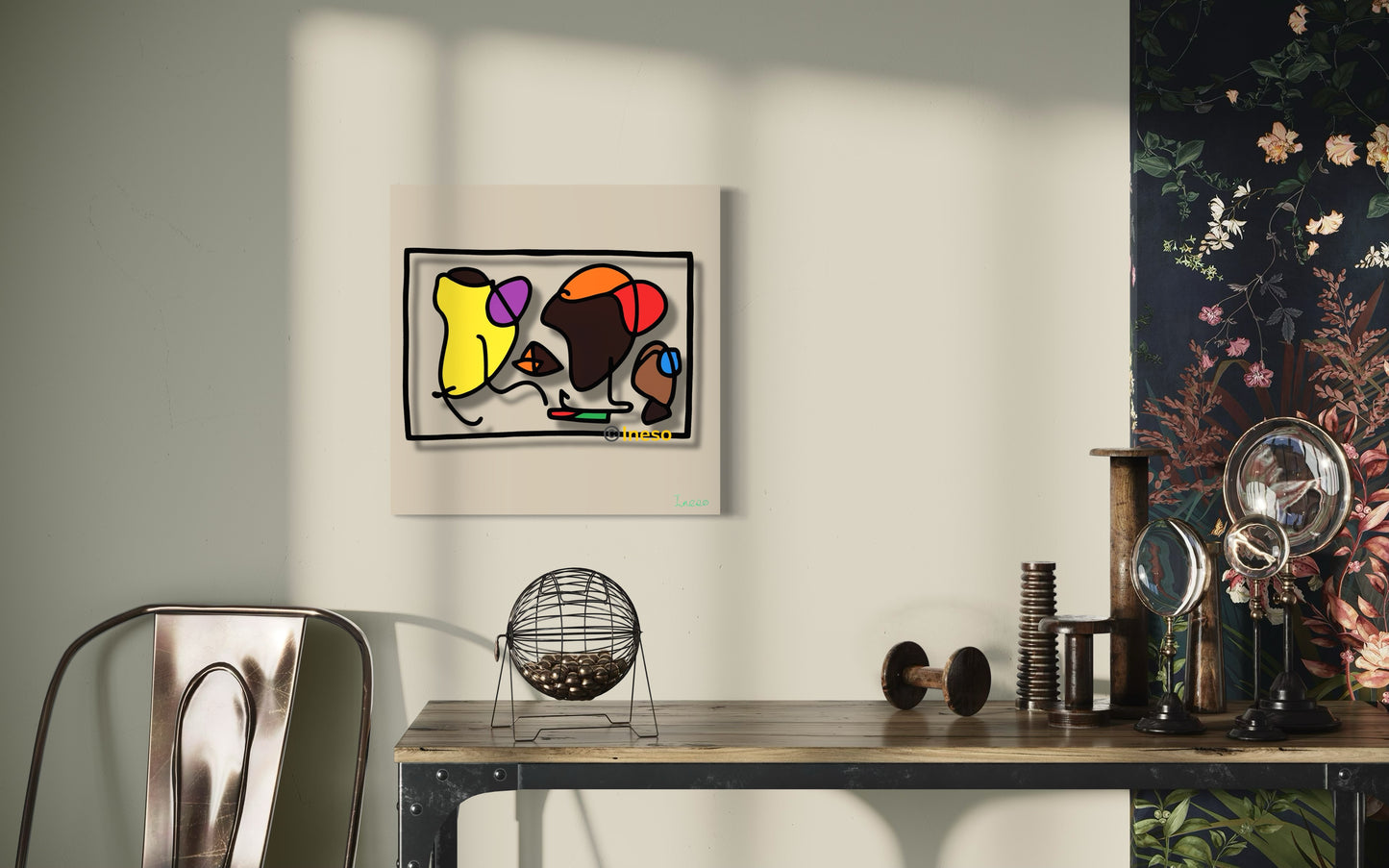 Concert, 40 x 40cm, 2023