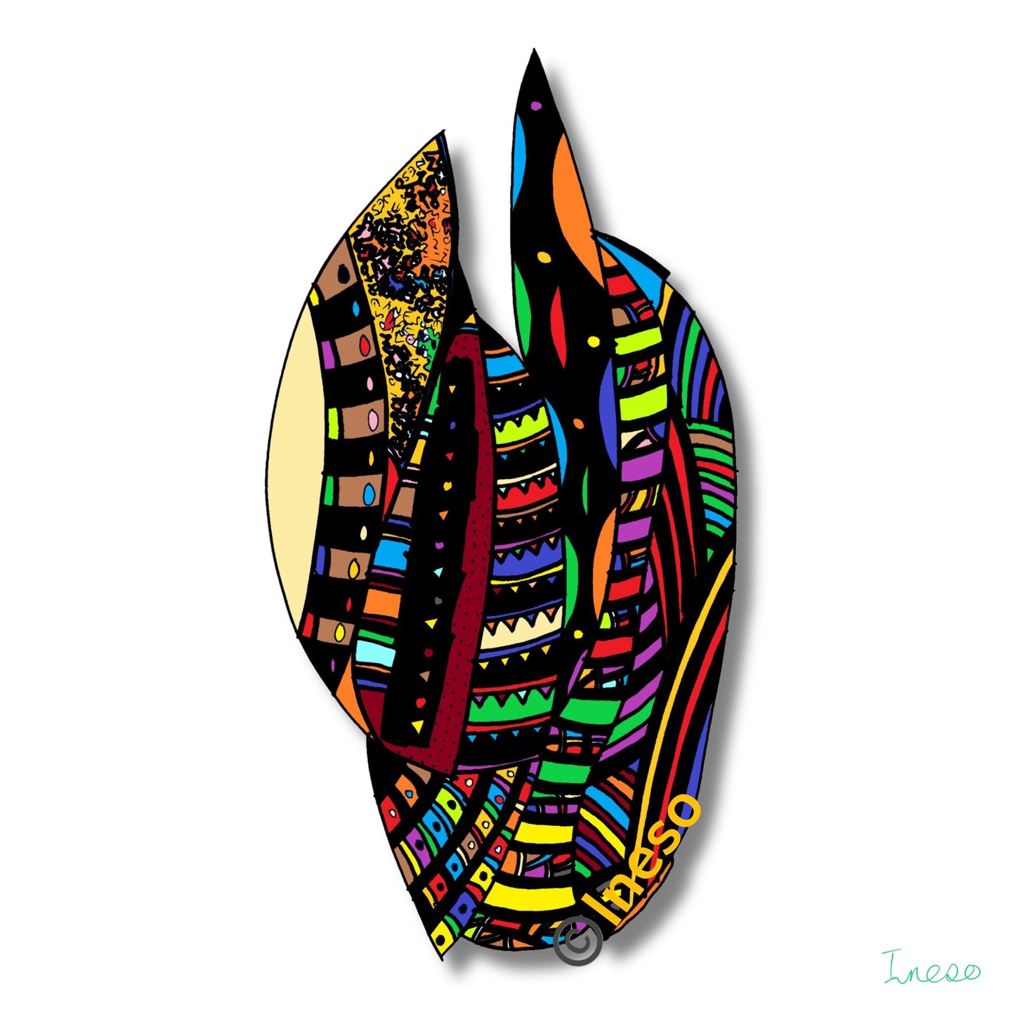 Talisman, 40 x 40cm, 2022