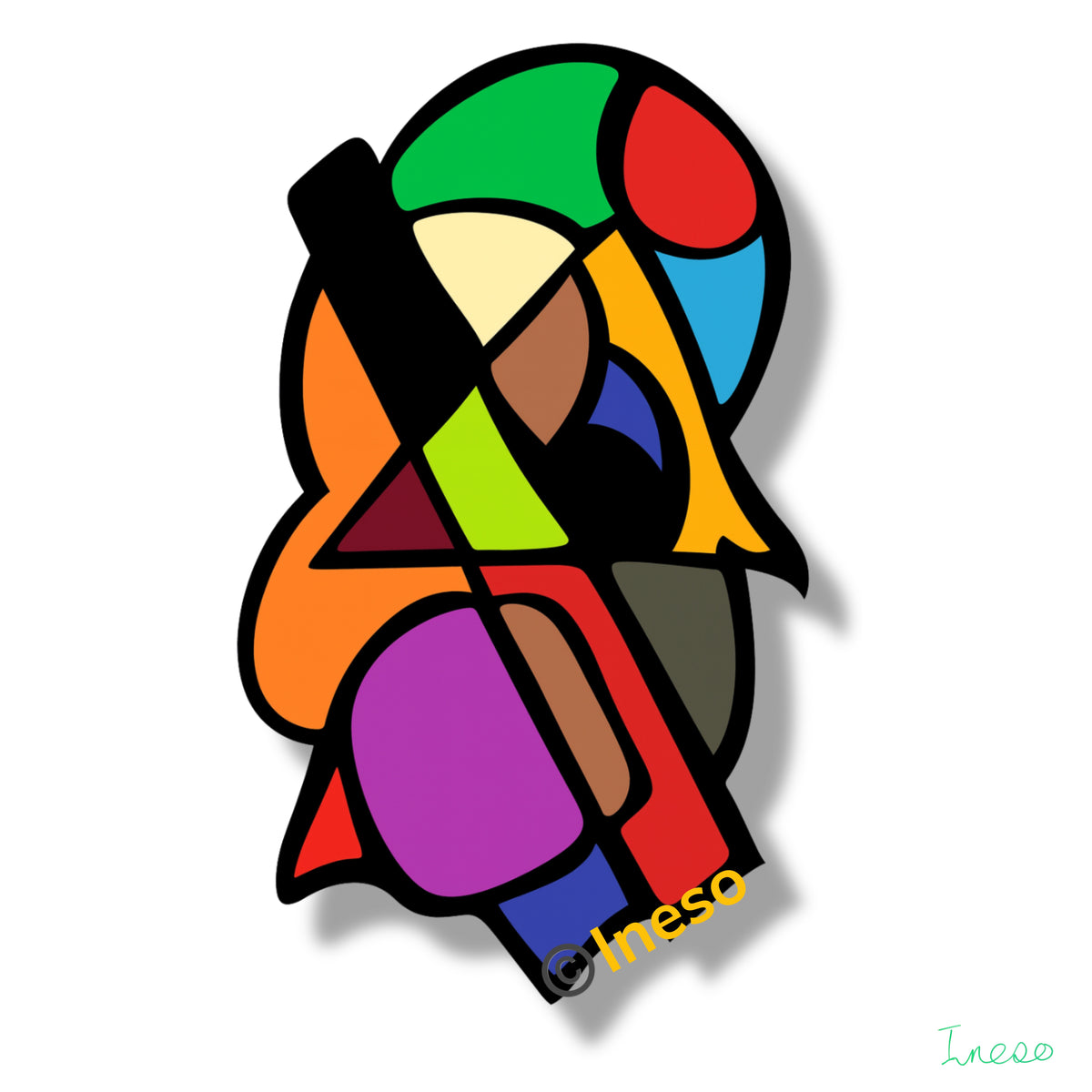 Keep An Eye On The Prize, 40 x 40cm, 2023 (2 Variants)