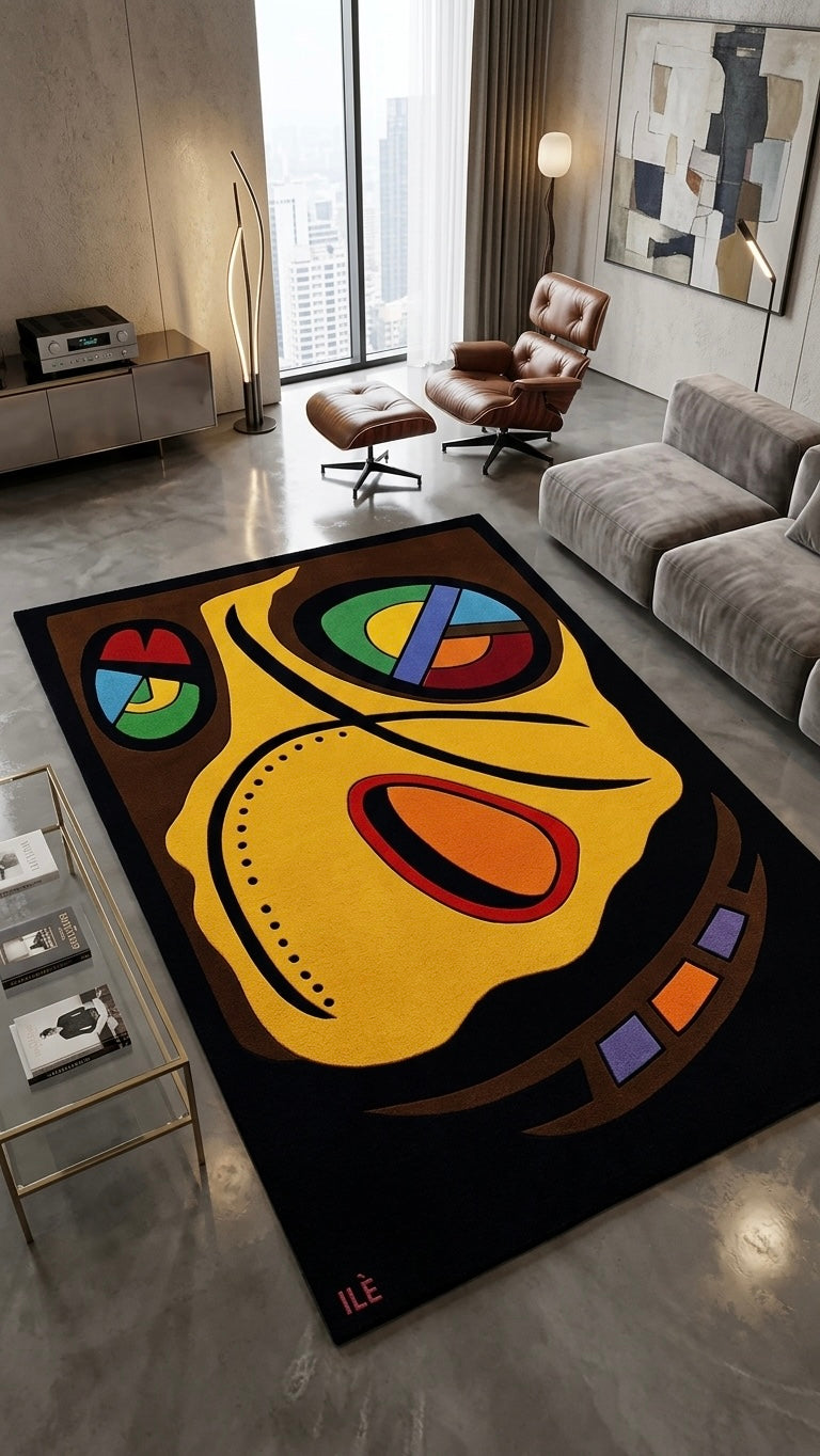 Rug: Dishevelled Clown, 150 x 95cm