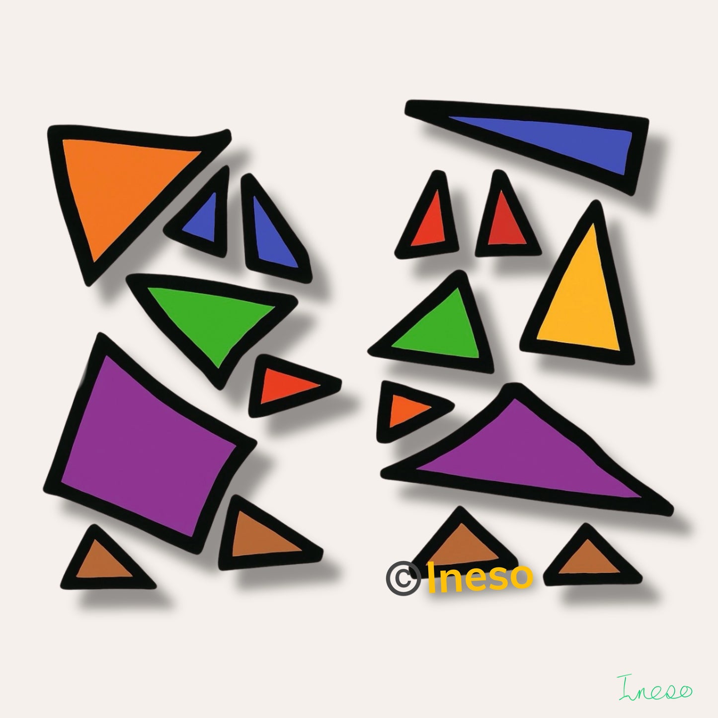 Tattletale, 40 x 40cm, 2023