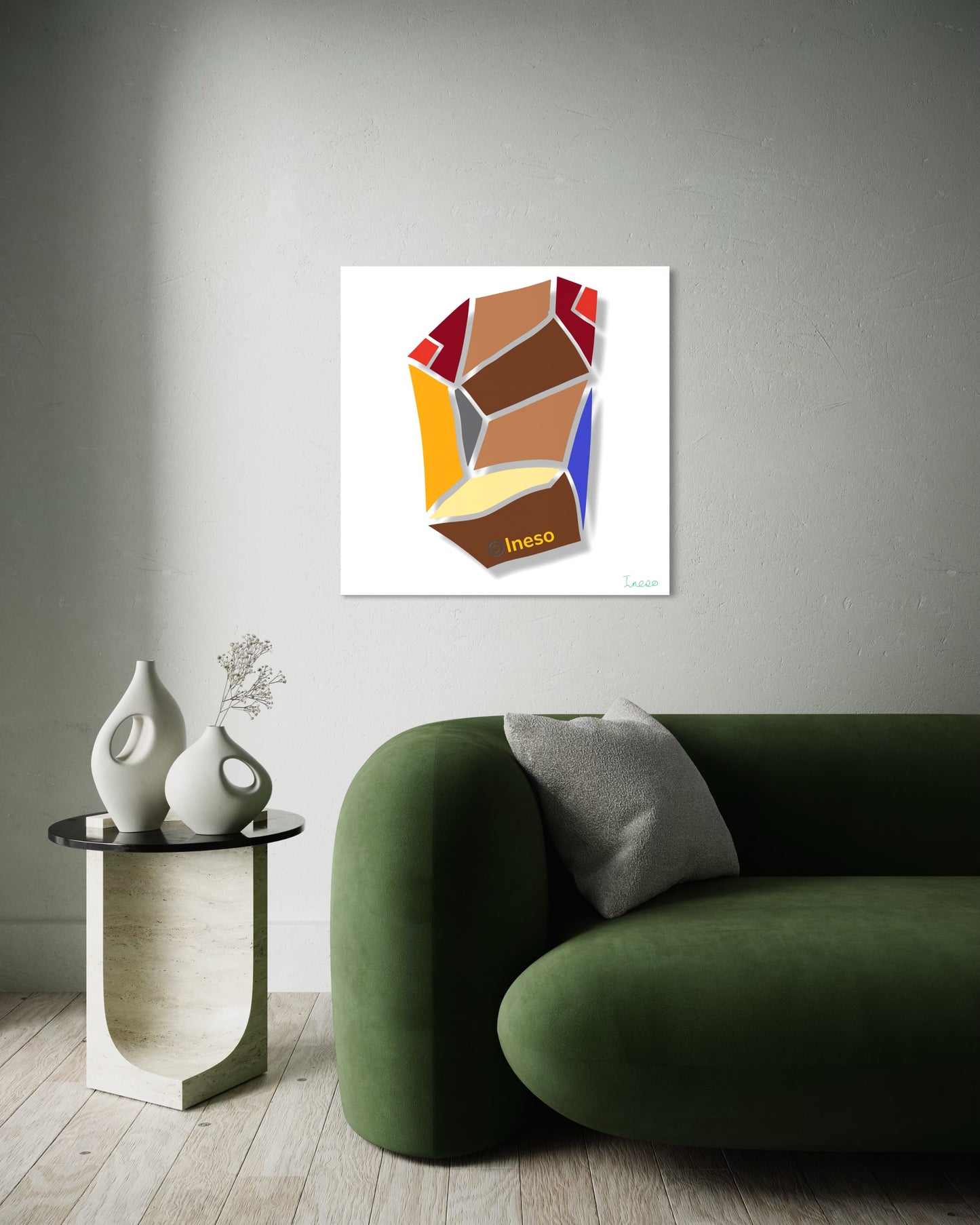 Anguish, 40 x 40cm, 2022