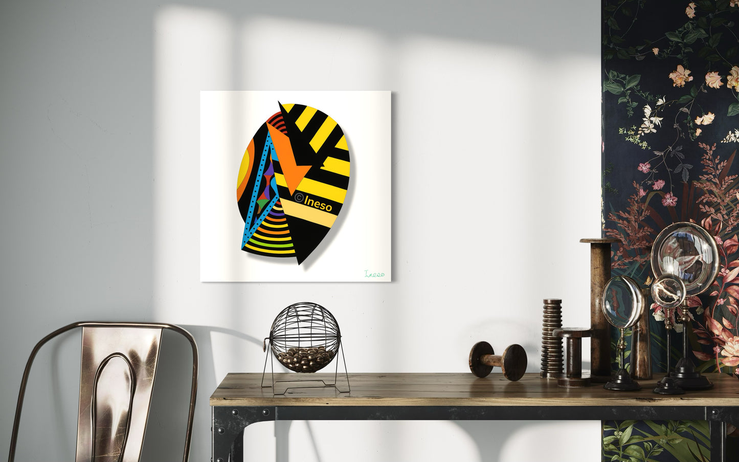 Helmet Of Defiance, 40 x 40cm, 2020