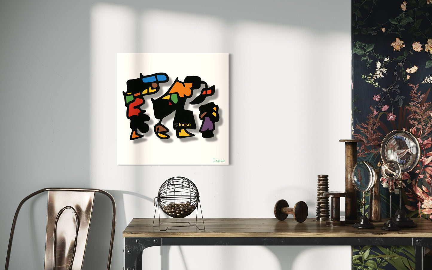 Travellers, 40 x 40cm, 2024 (2 Variants)