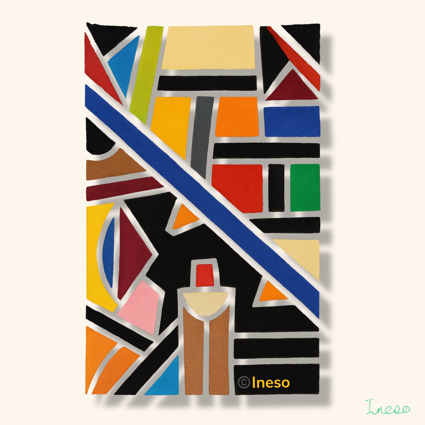 The System, 40 x 40cm, 2025