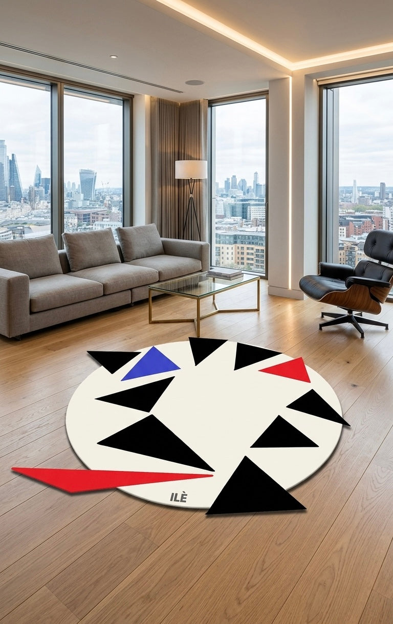 Rug: Tribesman, ~ 1.2m Diameter