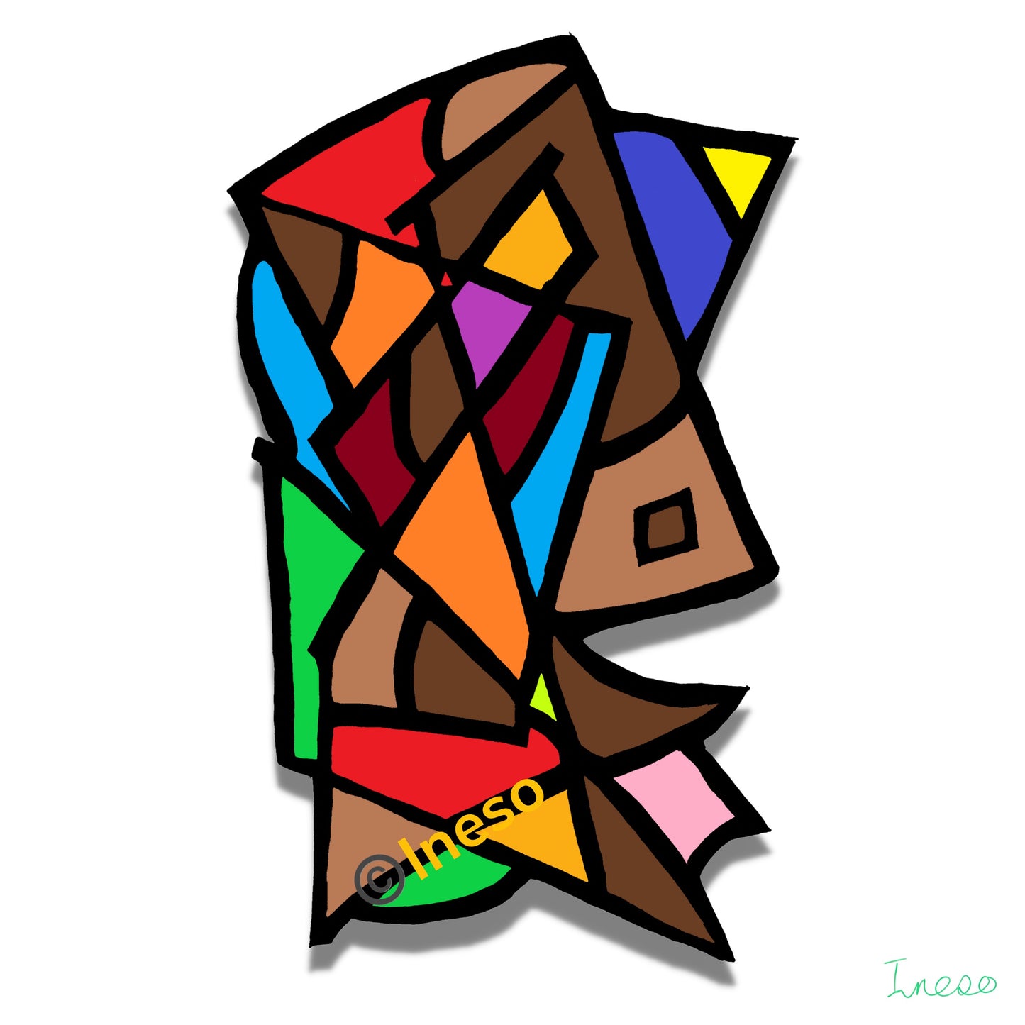 Taxman, 40 x 40cm, 2022 (2 Variants)