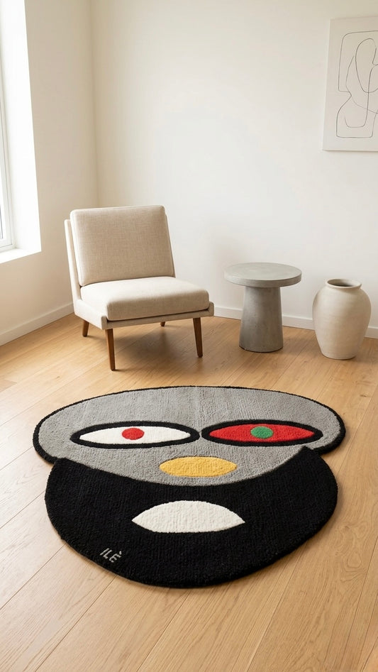 Rug: Oseni Bear, 100cm x 110cm