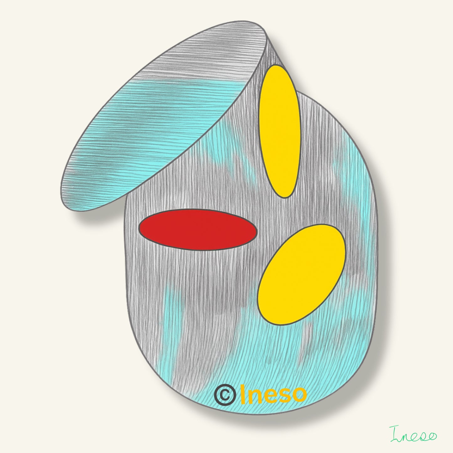 Vessel Or Mask? 40 x 40cm, 2017