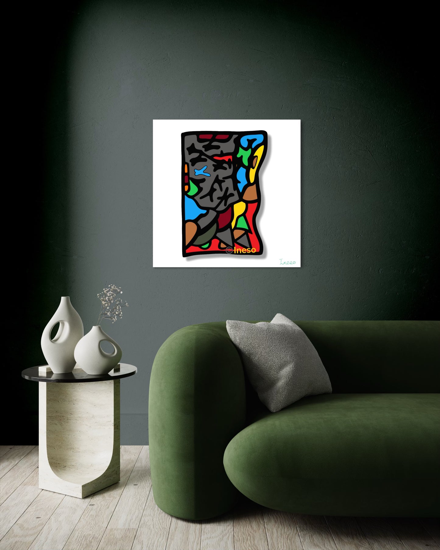 Stressed, 40 x 40cm, 2022