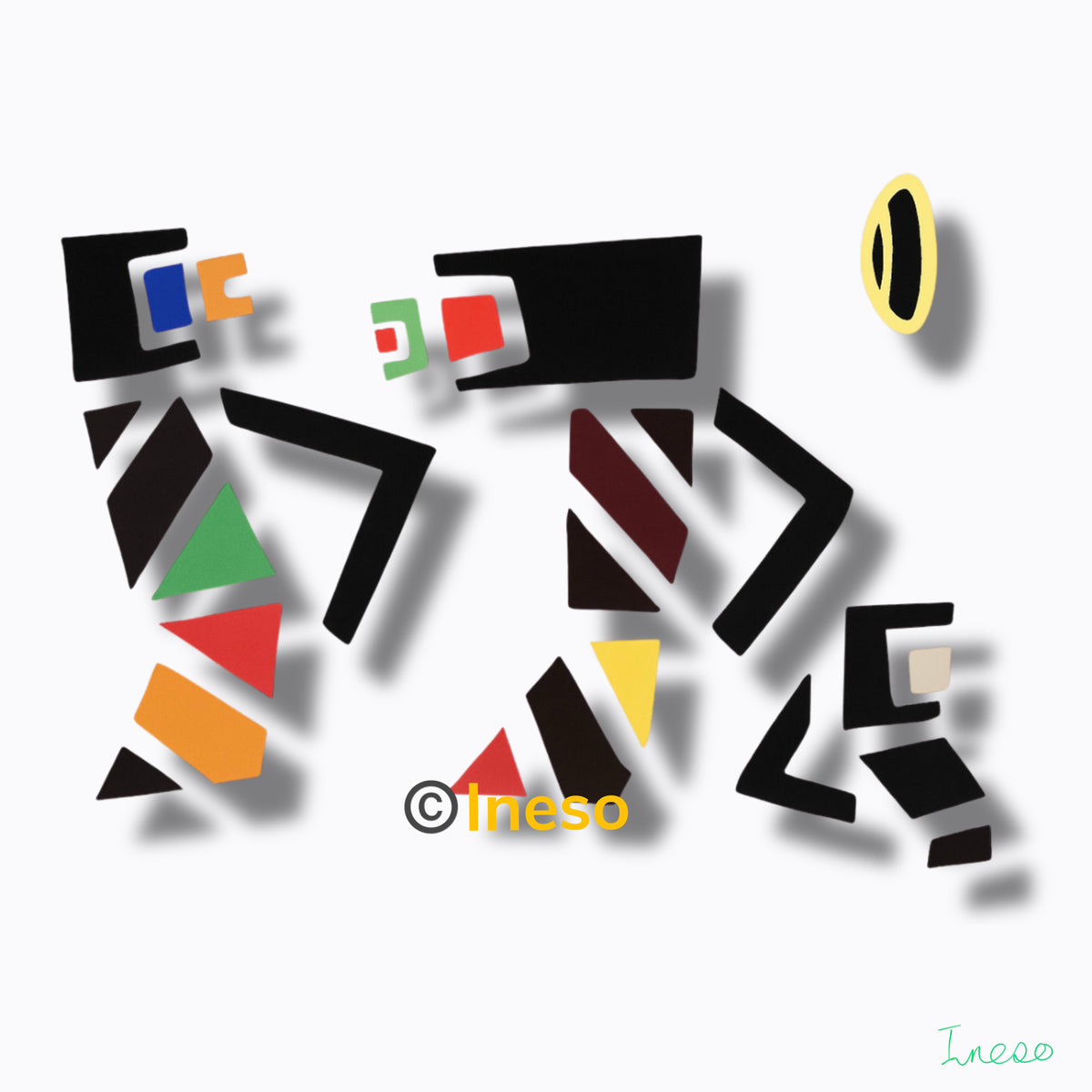 Life Of The Party, 40 x 40cm 2023 (2 Variants)