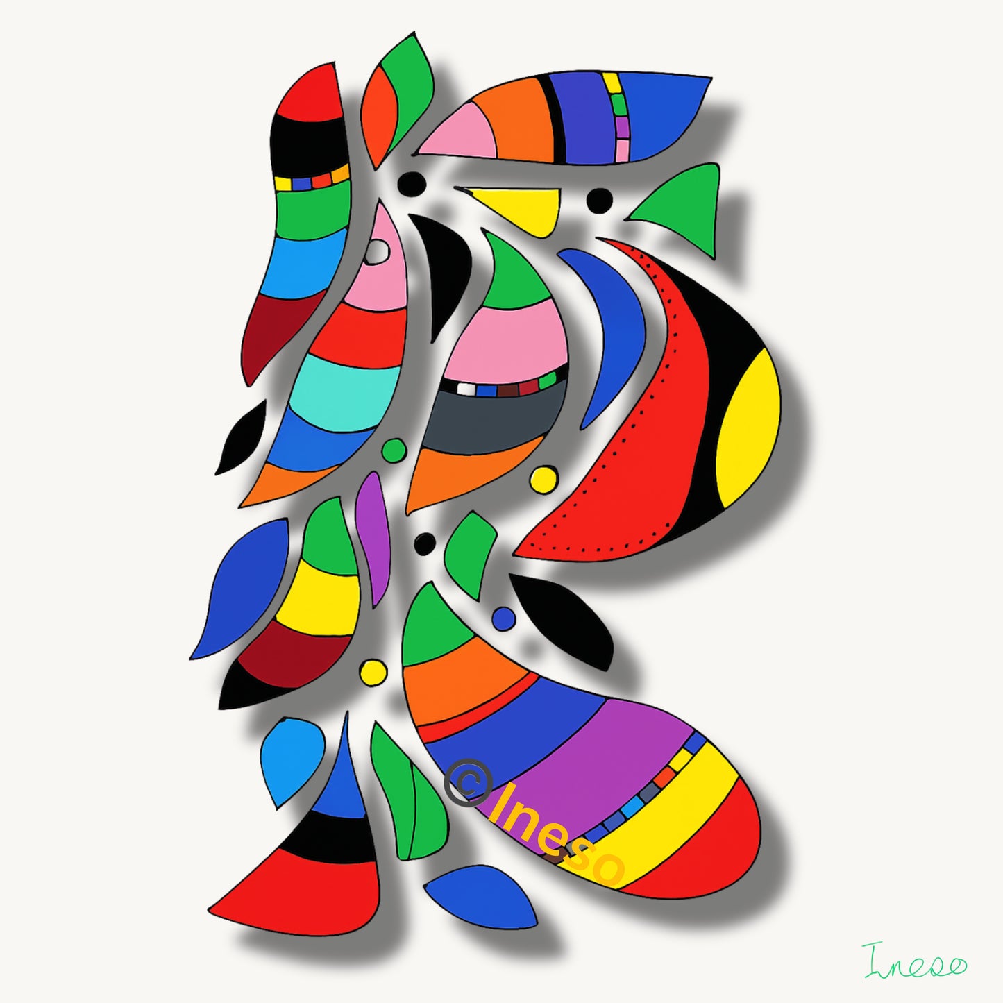 K’s Deity, 40 x 40cm, 2018