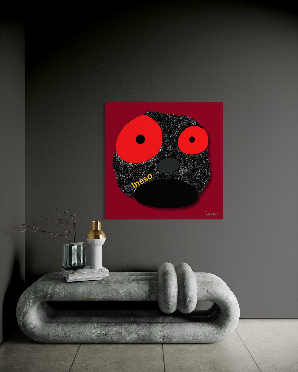 Shock! Horror! 40 x 40cm, 2016