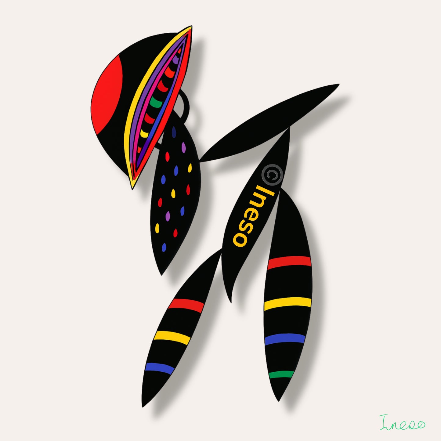 ….And Bow, 40 x 40cm, 2021 (2 Variants)