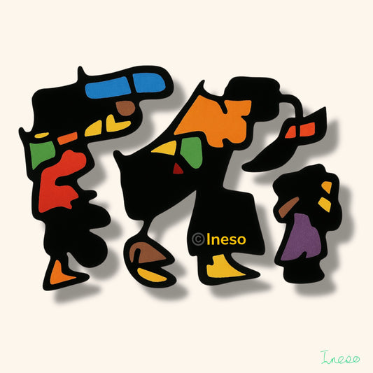 Travellers, 40 x 40cm, 2024 (2 Variants)