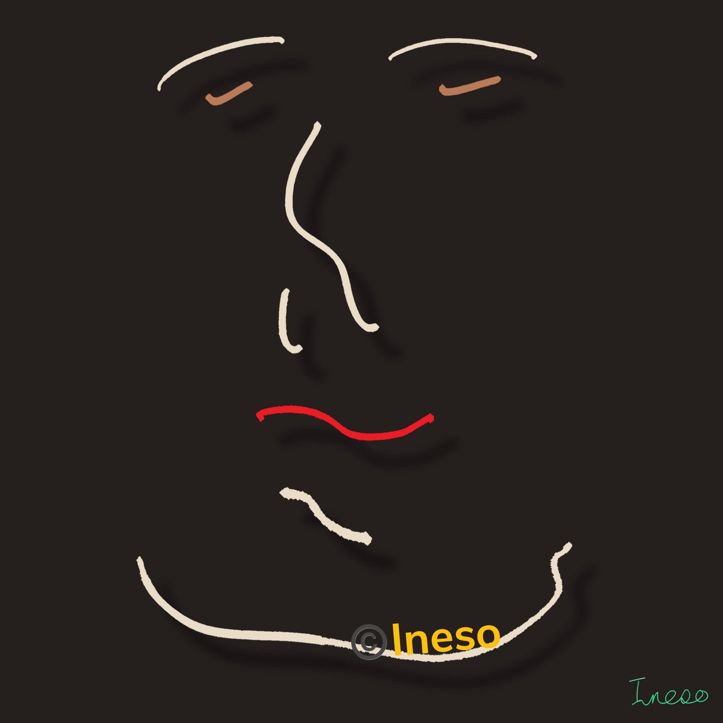 Unfinished Thought, 40 x 40cm, 2024