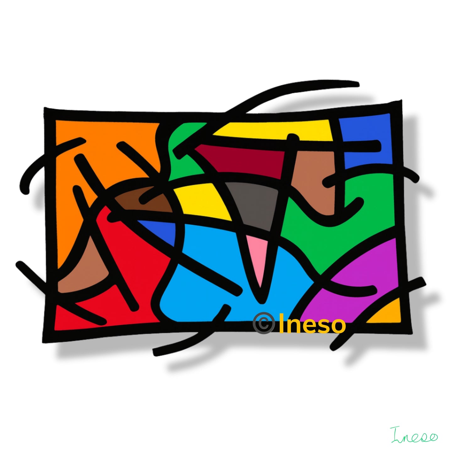 Broken But Functional, 40 x 40cm, 2022
