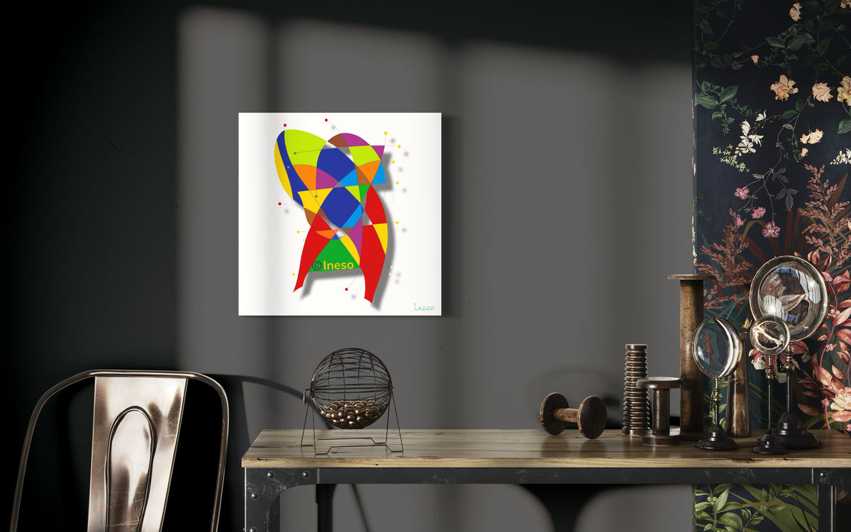 Man Of Science, 40 x 40cm, 2021 (2 Variants)