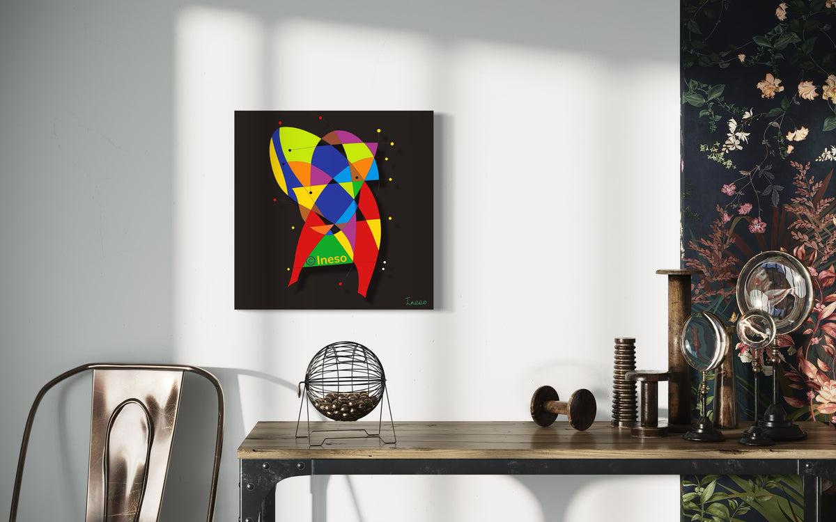 Man Of Science, 40 x 40cm, 2021 (2 Variants)