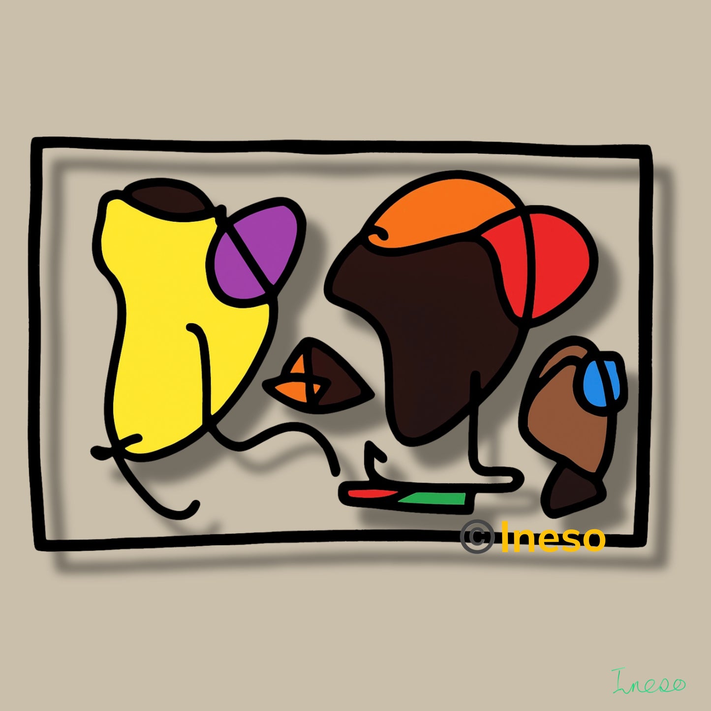 Concert, 40 x 40cm, 2023