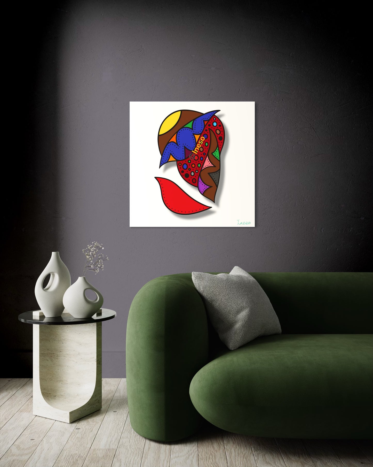 Traditional, 40 x 40cm, 2022 (2 Variants)