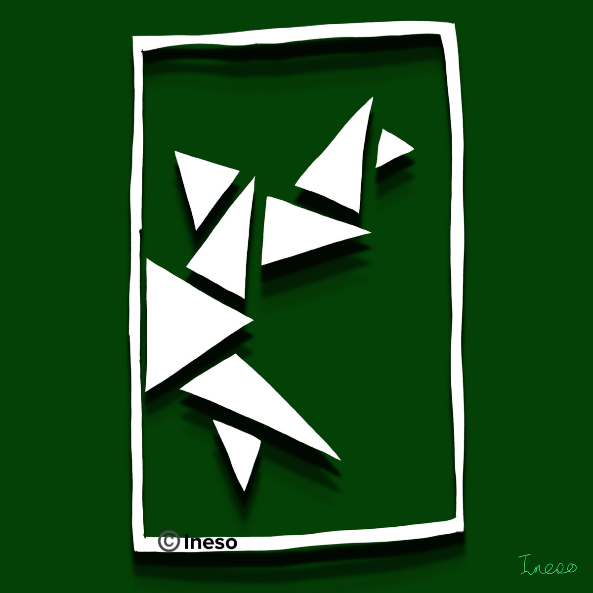 Ghost, 40 x 40cm, 2022 (2 Variants)