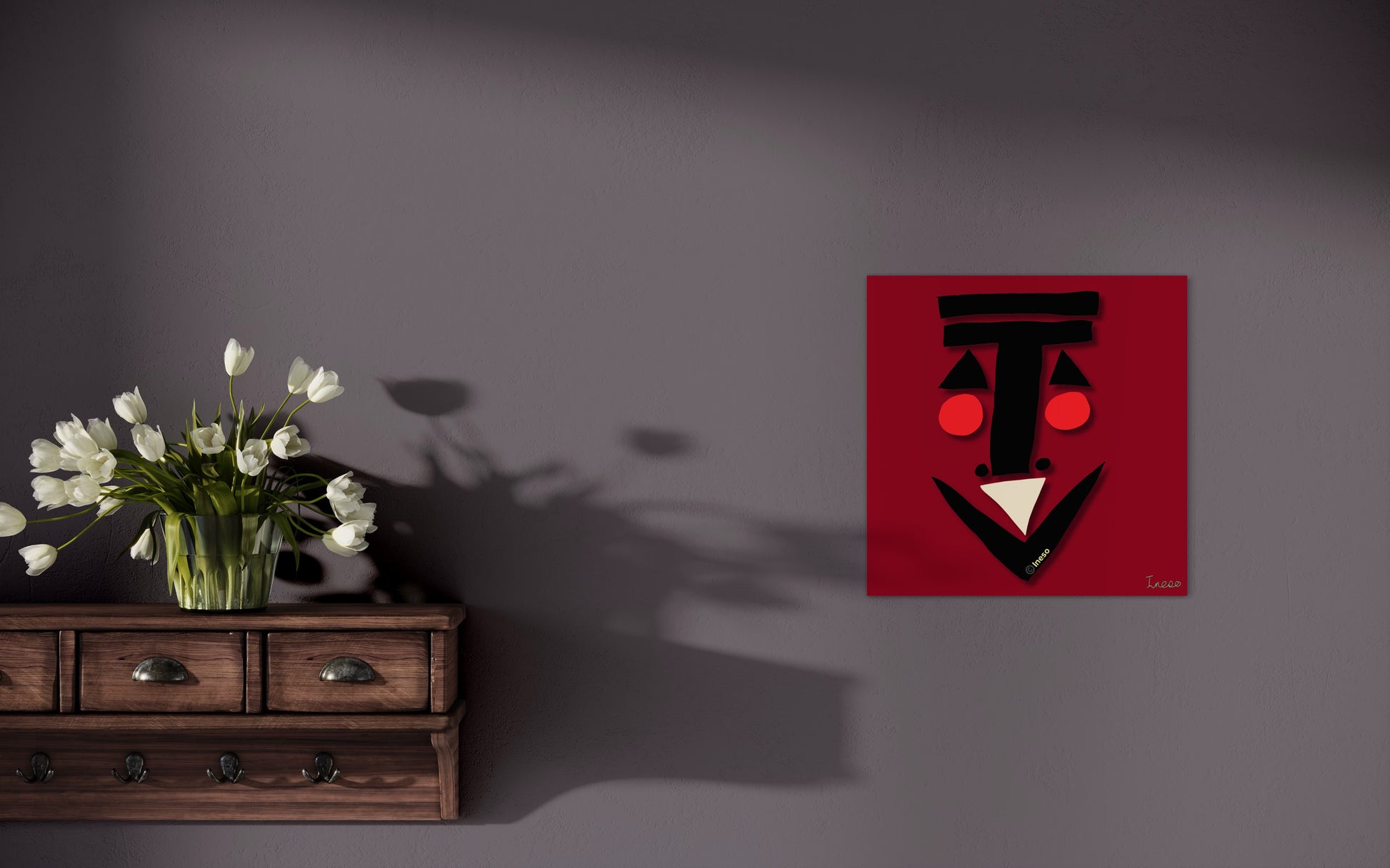 Anansi - The Trickster, 40 x 40cm, 2023 (2 Variants) – Ineso Lati Èkó