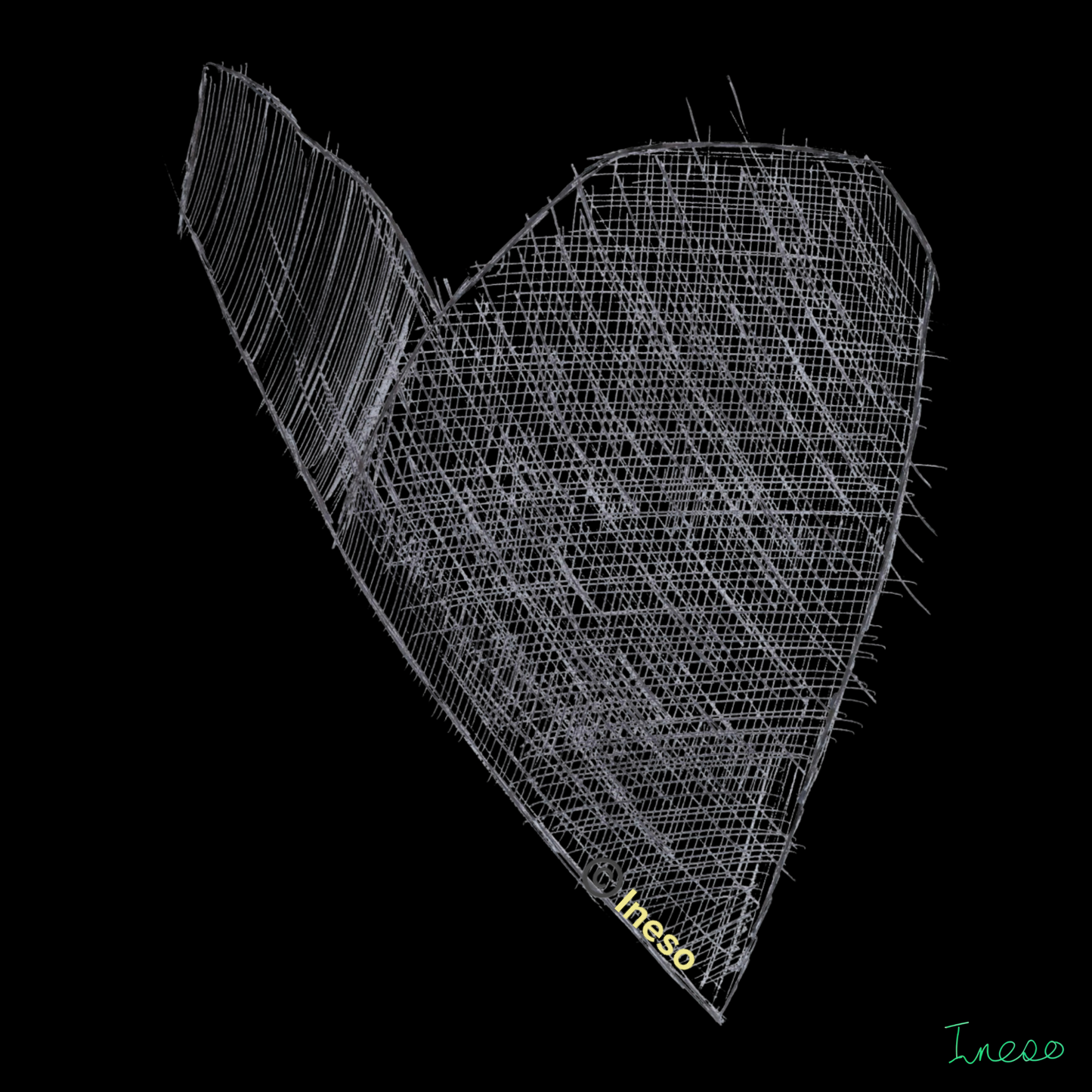 The Love Print, 40 x 40cm, 2016 (4 Variants)